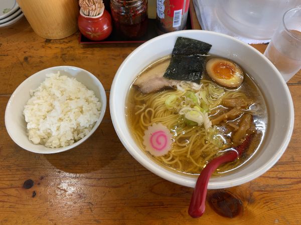 「Bセット(680円)+餃子三個(240円)」@大正麺業の写真
