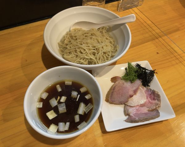 「【限定】Kiriyaと万蕾のつけSOBA+海老香味油の和え玉」@麺響万蕾の写真