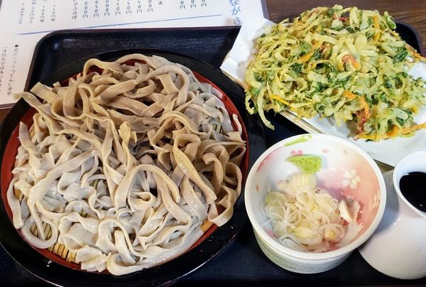 「天もりそば ６５０円」@純手打ちそば処 もり食堂の写真