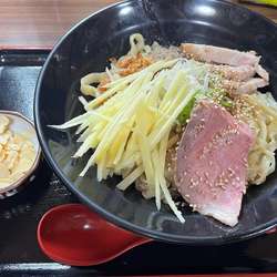 特製油そば中盛り　ニンニク　生姜トッピング