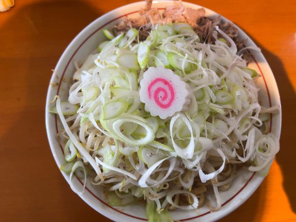 「【限定】まぜそば みそ(大)+ねぎ 900円+80円」@自家製麺 ラーメンが止マラナイの写真