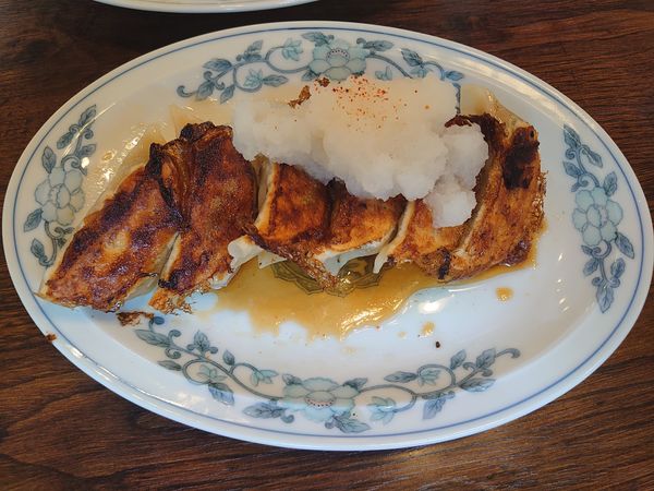 「大根おろし餃子(605円)」@馬鹿旨の写真