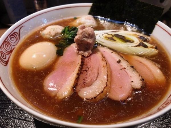 「特製鴨出汁手揉み中華蕎麦」@鴨出汁中華蕎麦 麺屋yoshikiの写真