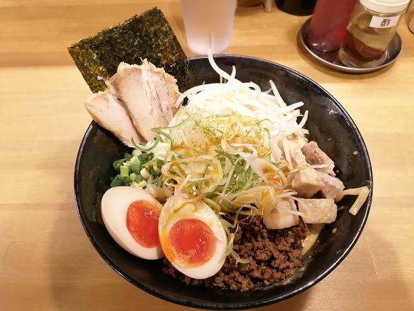 「濃厚クリーミー坦々まぜそば特製（大盛り）」@まぜそば 鳳の写真