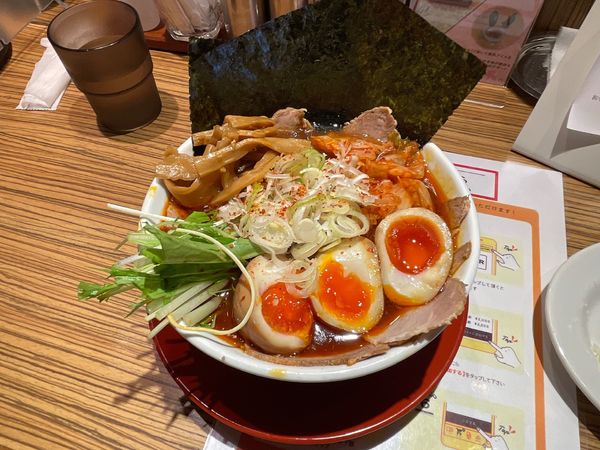 「にぼトン☆ファイヤー 入門 全部のせ」@珍遊 河原町六角店の写真