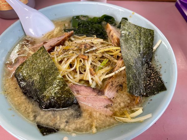 「ネギチャーシュー（脂多め）」@ラーメンショップ 府中分梅町店の写真