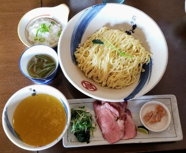 「【数量限定】薬涼 潮つけそば 1200円」@麺や 虎徹の写真
