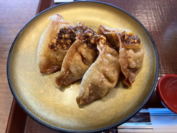 「カリカリ餃子セット」@長篠陣屋食堂の写真