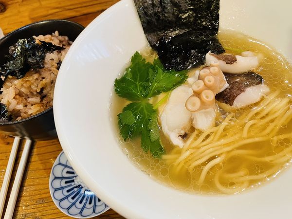 「夏の潮 2,250円 蛸飯 500円」@残心の写真