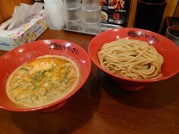 「海老味噌クリーミーつけ麺」@麺処いのさいの写真