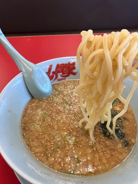 「味噌つけ麺」@ラーメン山岡家 岡山奥田店の写真
