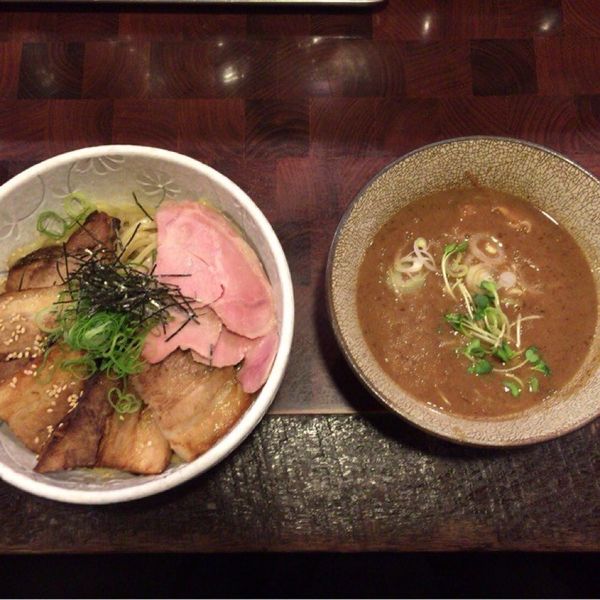 「肉盛りつけ麺」@麺や 庄のの写真