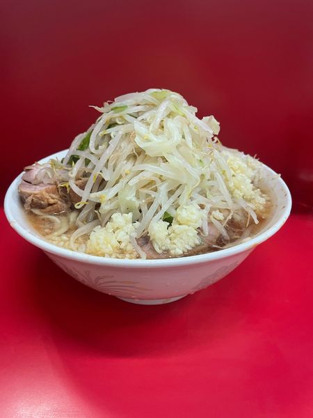 「小　カタメニンニクマシマシ」@ラーメン二郎 三田本店の写真