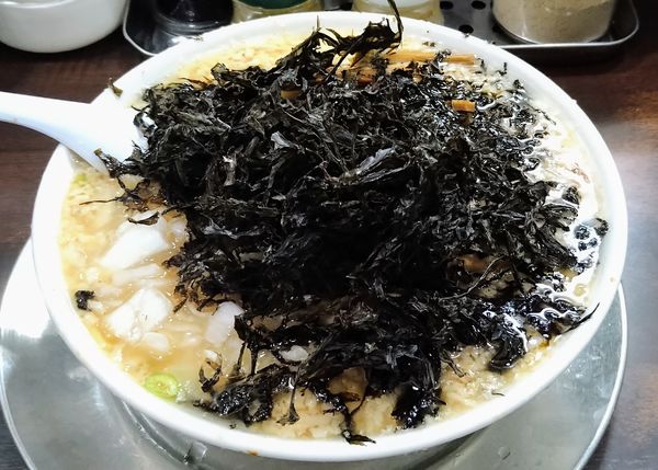 「岩のりらーめん(中油･硬め)」@らーめん潤 蒲田店の写真