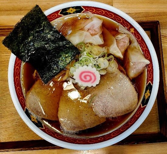「ワンタン麺」@自家製中華そば 麺の虜の写真