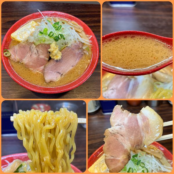 「焼味噌らーめん￥750」@味噌ラーメン くまおやじの写真