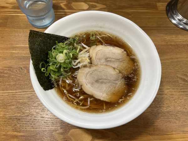 「豚そばplusあっさり並100g 750円」@上海麺館の写真