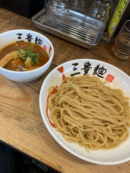「特製辛つけ麺」@三豊麺 なんば日本橋店の写真