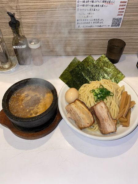 「辛刺激つけ麺全部入り大盛3辛¥1,150円」@ぶっと麺 しゃにむにの写真