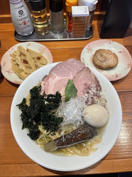 「【限定】冷たい煮干しそば」@麺屋 真心の写真