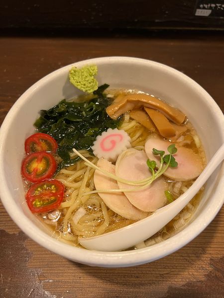 「鶏冷やしラーメン」@鶏の穴の写真