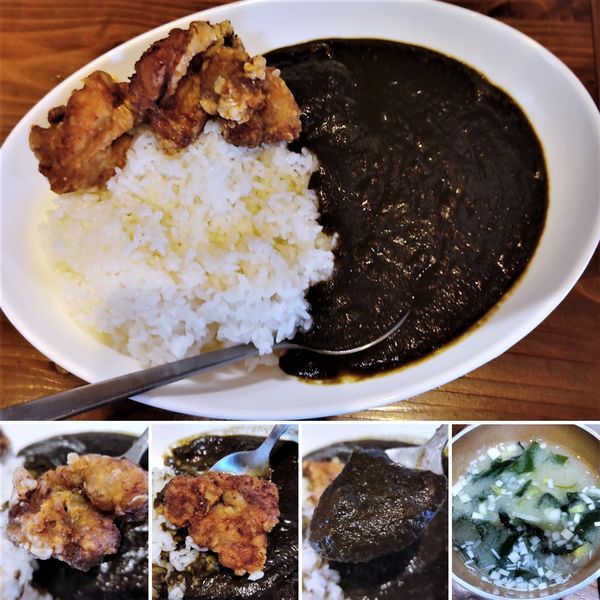 「ザンギ黒カレー　700円」@もつ焼き けいすけの写真