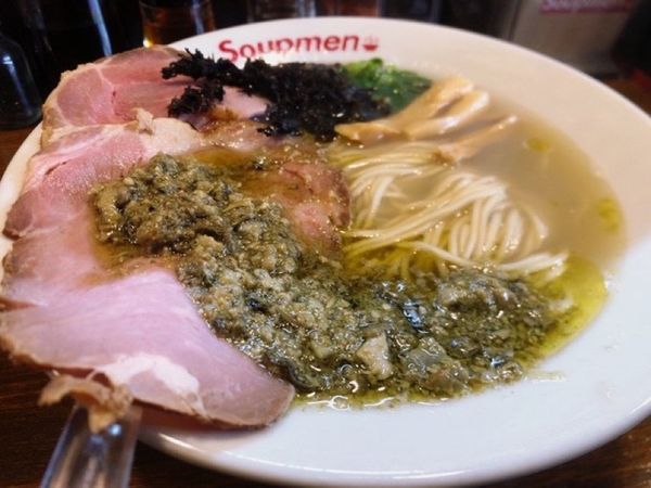 「牡蠣塩らぁ麺」@Soupmenの写真