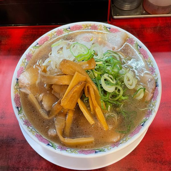 「メンマラーメン」@本家第一旭 たかばし本店の写真