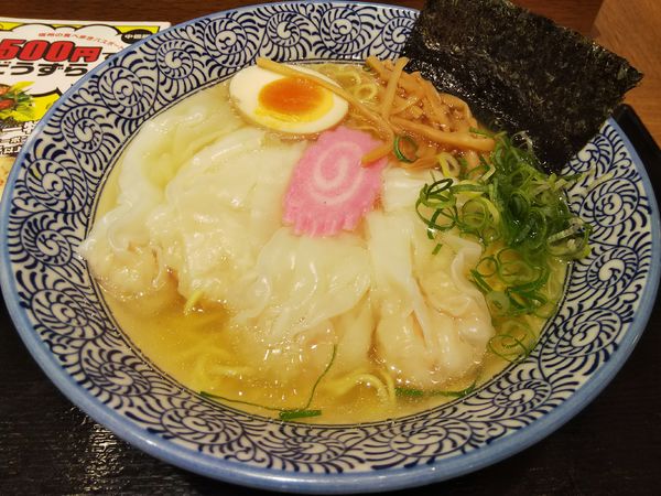 「海老ワンタン麺　※クーポンで５００円」@フードテラスの写真