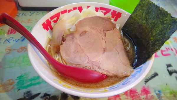 「朝ラー醤油５００円&朝メシ１００円ノリ明太」@ハイデン.コッコFACTORYサマンサ・タマサの写真