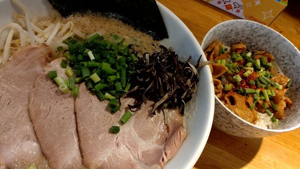 「しおとんこつ（900円税込）」@中華そば専門 めんやいただきの写真