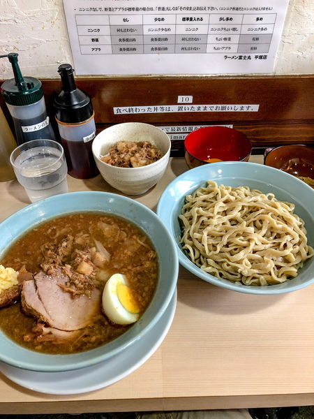 「つけ麺（少）」@ラーメン富士丸 平塚店の写真