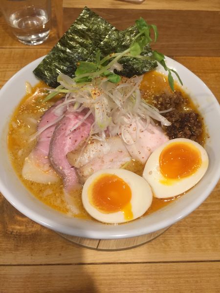 「牛骨味噌らーめん」@いえろうの写真