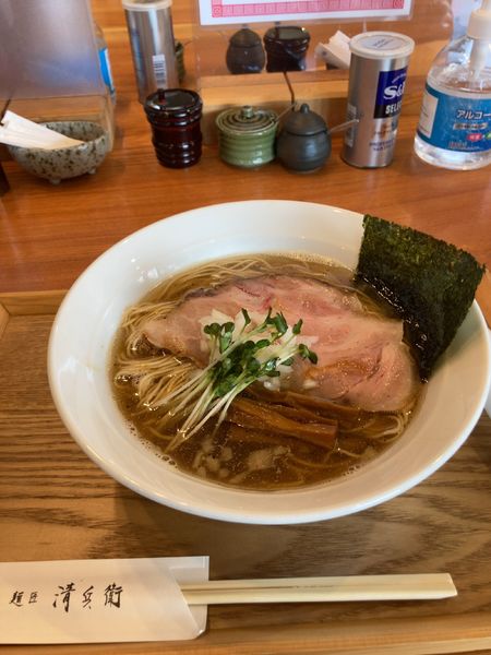 「煮干し中華そば　850円」@麺匠 清兵衛 下赤坂店の写真