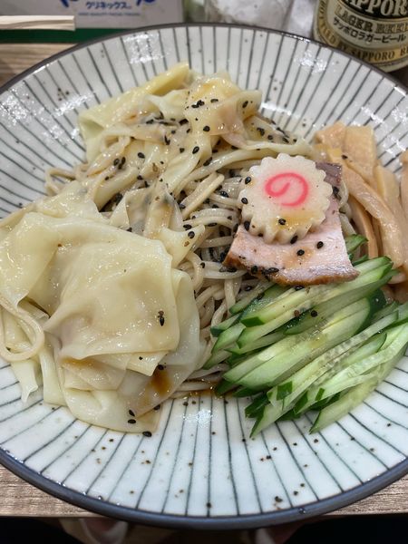 「冷やし中華 ワンタン」@らーめん 高尾の写真