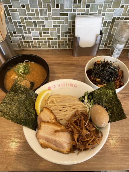 「特製つけ麺（中）」@はつがい商店の写真