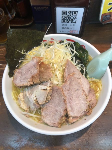 「ねぎチャーシューめん　中盛り　1300円」@さつまっこ 平和島店の写真