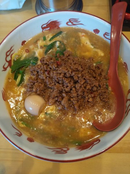 「あんかけ台湾まぜそば（うずら付き）」@台湾ラーメン 江楽 名駅店の写真