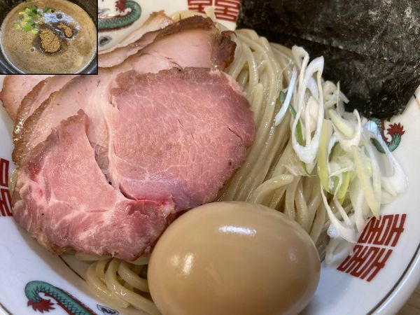 「特製豚骨鶏魚介つけめん(中)」@麺処 有彩の写真