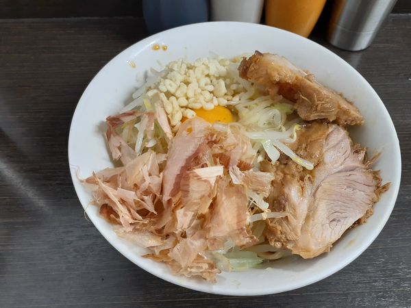 「冷やしまぜそば」@ラーメン二郎 川越店の写真