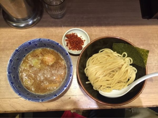 「赤辛つけ麺」@舎鈴 エキュート赤羽店の写真