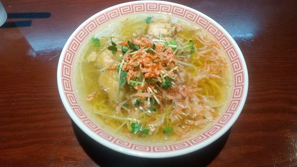 「白えび中華そば（この日限定）1200円」@中華そば えもとの写真