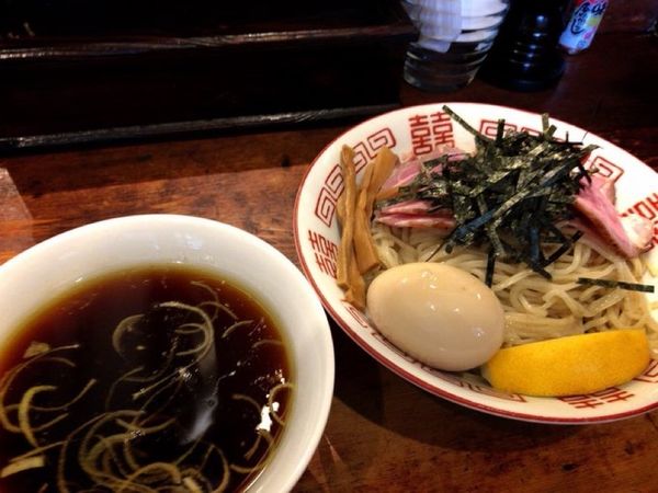 「味玉チャーシューつけそば」@中華そば しば田の写真