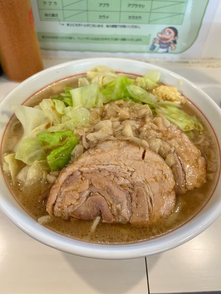 「小ラーメン　(ニンニク少なめ　アブラ　カラメ)」@ハイパーファットンの写真