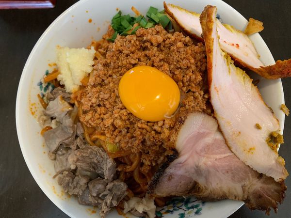 「台湾焼きラーメンニンニクマシタンドリーチキン」@ラーメン 達磨食堂の写真