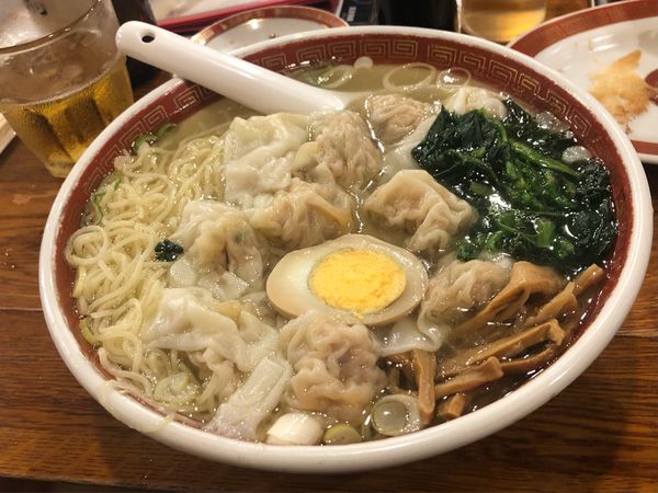 「広州雲呑麺（塩）」@広州市場 五反田店の写真