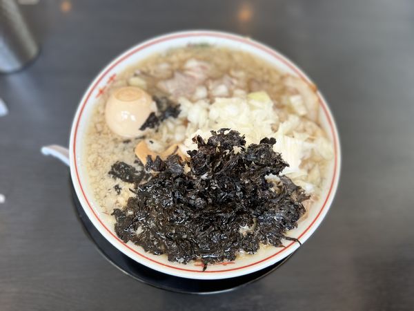 「特製全部入り中華そば(油多め)980円」@燕三条 中華そば 鬼にぼの写真