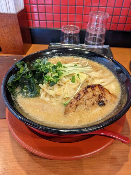 「満開味噌麺」@みそらーめん 満開屋 芝東店の写真