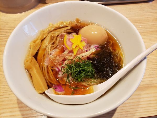 「特製冷煮干しそば」@中華そば 竹むらの写真