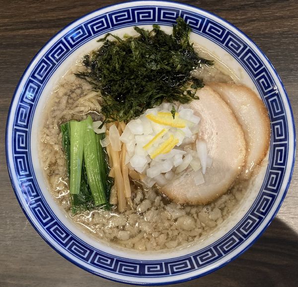 「烏賊背脂煮干中華蕎麦」@錦糸町中華そば さん式の写真